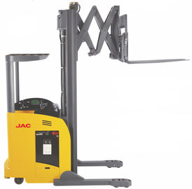 Çin 1.8 Ton Reach Truck Forklift İleri Çift Makas 36V Elektrikli Kumanda Yüksek Verimlilik Tedarikçi