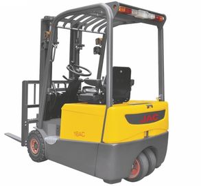 Küçük Dönme Yarıçapı Elektrik Powered Forklift 1.8 Ton Üç Tekerlekli Bir Arka Sürüş Whee Alternatif Akım 1800Kg