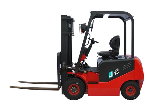 High Performance Electric Counterbalance Forklift , 1.3 Ton Four Wheel Electric Forklift