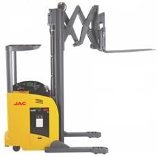 Elektrikli Makaslı Reach Truck Forklift Çift Makaslı 1.5 Ton Yük Kapasitesi Tedarikçi